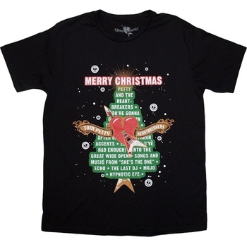 Tom Petty & The Heartbreakers Риза Merry Christmas Unisex Black M (PETTS27MB02)