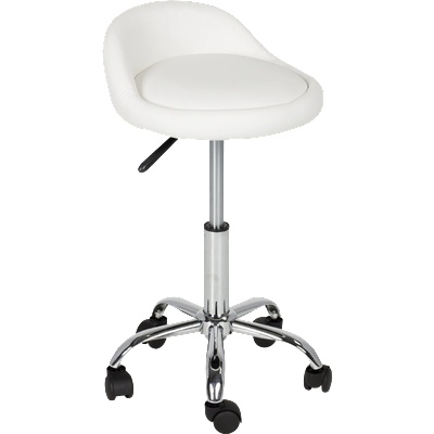 Carmen Табуретка с колелца Carmen 3067 - бял (3521081_1)