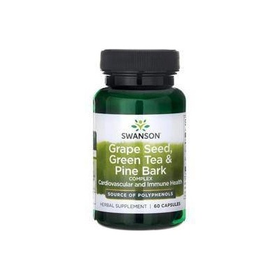Swanson Grape Seed, Green Tea & Pine Bark Complex / 60 Caps