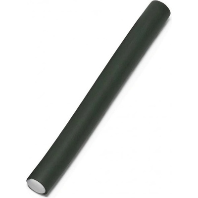 Papiloty - flexibilné penové natáčky na vlasy 8027 - 18 cm, hrúbka 25 mm, 6 ks/bal - tm. zelené