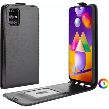Image 1 of Samsung Galaxy M31s R64 Flip3 Кожен Калъф и Протектор