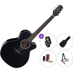 Takamine GN30CE Premium SET Black Електро-акустична китара Джъмбо