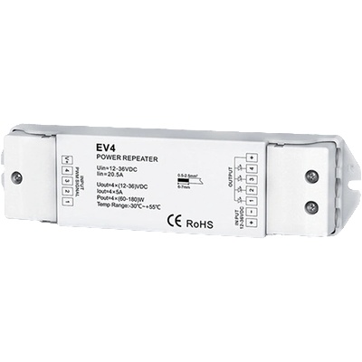 ELMARK ЧЕТИРИКАНАЛЕН УСИЛВАТЕЛ 5А (99repeater4)