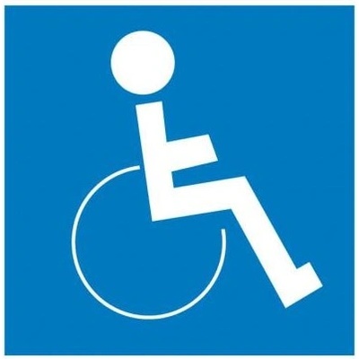 APLI самозалепващ стикер "Инвалид (10702184)