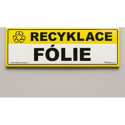 Traiva s.r.o Recyklace Fólie Verze: Samolepka papírová 290 x 100 mm tl. 0,1 mm - Kód: 17418