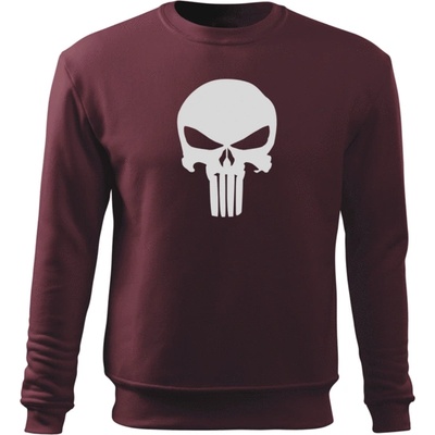 DRAGOWA мъжки суитшърт Punisher, бордо, 300г/м2 (5399)