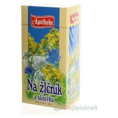 Apotheke Bylinný čaj žlučník a slinivka 20 x 1,5 g