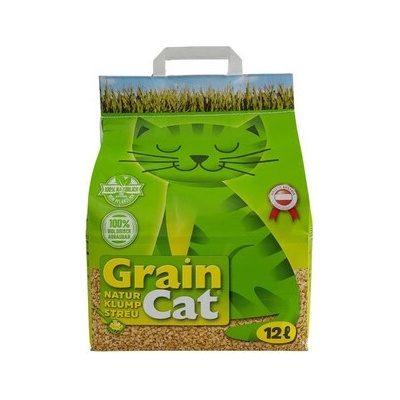 GUSSTO GrainCat hrudkujúce stelivo pre mačky 3,9 kg 12 l