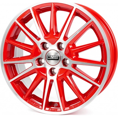 CMS C23 6,5x16 5x112 ET54 diamond red gloss
