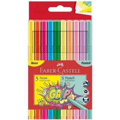 Faber-Castell Dětské fixy Grip 10 ks 155312