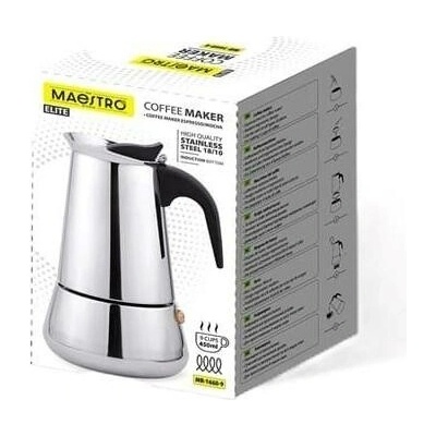 Bialetti Brikka Moka konvička 0,1 l Černá, Nerezová ocel