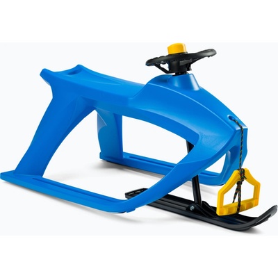 Prosperplast Športové sane F1 CONTROL modré s volantom