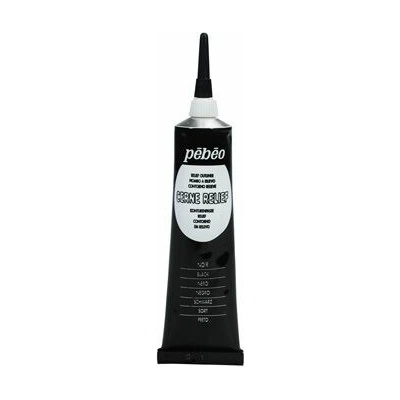 Pébéo Kontura CERNE RELIEF č.390 velká tuba 37 ml černá – Hledejceny.cz