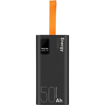 OBAL:ME Преносима външна батерия с USB-C порт, и 4xUSB-A изхода - OBALME EnergyPulse Fast Charging Power Bank 50000 mAh 22.5W (черен) (OMPWB50K)