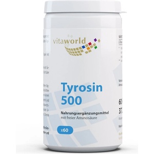 vitaworld L-Тирозин 500 mg 60 капсули | Vita World (16134671 VW)