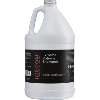 iGroom šampon pro extra objem srsti 3,8 l