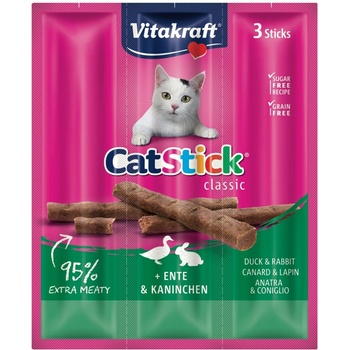 Vitakraft Cat Stick mini Rabb Duck 3 x 6 g