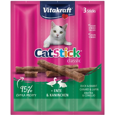 Vitakraft Cat Stick mini Rabb Duck 3 x 6 g