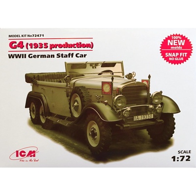 ICM G4 1935 production German WWII Staff Car 1:72