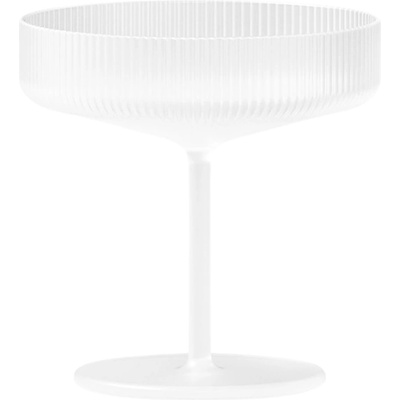 Ferm Living Чаши за шампанско Ripple облицовани 2 бр (1104269321)