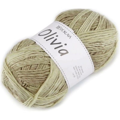 Pletací příze Olivia melírovaná 100 g Varianta: 1 béžová písková, Balení: 1 ks 58809/150568/271768