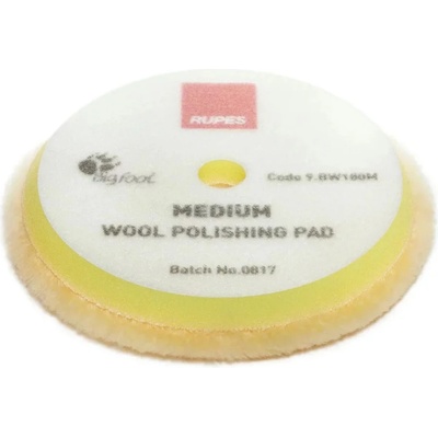 Rupes Wool Polishing Pad 180 Medium