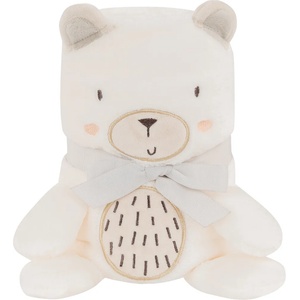 KikkaBoo Бебешко одеяло с 3D бродерия Kikkaboo - My Teddy, 75 х 100 сm (31103020109)