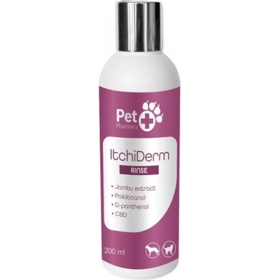 Vetfood ItchiDerm Rinse OFF - шампоан за кучета и котки, против сърбеж, 200 мл - Полша