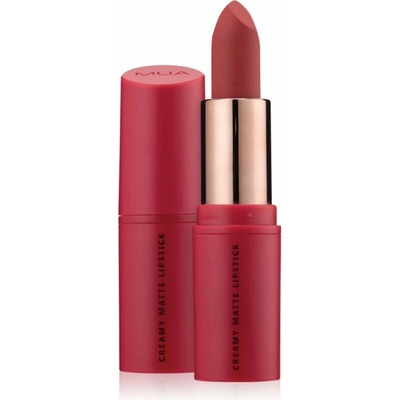 MUA Makeup Academy Creamy Matte krémový rúž s matným efektom Heartbreaker 3,2 g