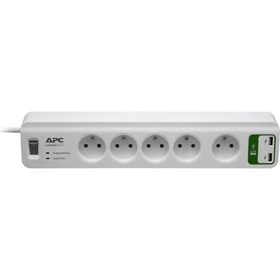APC Essential SurgeArrest 5 Plug + 2 USB (PM5U-FR)