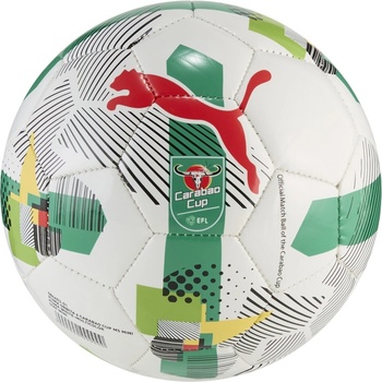 PUMA Orbita Carabao Cup Mini Football - White/Green