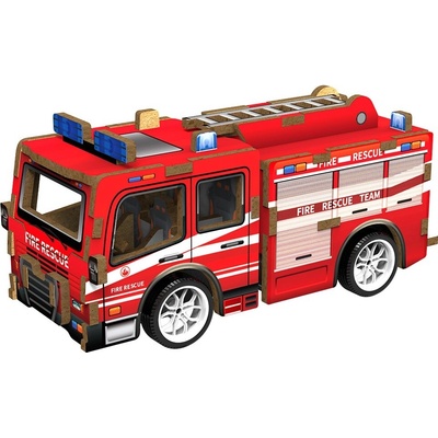 2Kids Toys 3D dřevěná skládačka Hasičský vůz
