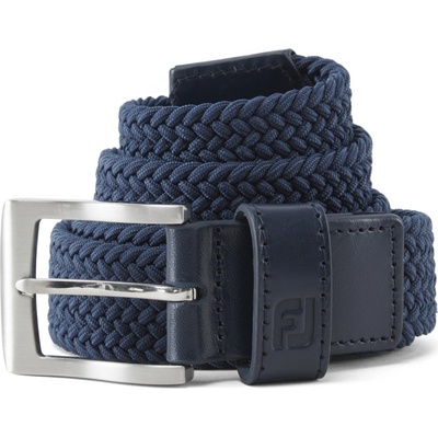 FootJoy pásek Essential Striped Braided belt tmavě modrý