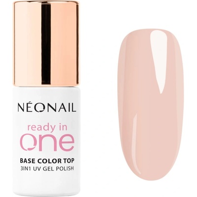 NEONAIL Ready In One 3in1 UV Gel Polish гел лак за нокти с диамантен прах цвят 03 One Apricot 7.2ml