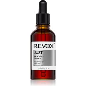 Revox JUST AHA 30% + BHA 4% изглаждащ ексфолиращ серум за възобновяване на повърхността на кожата 30ml