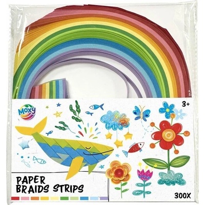 Creative Craft Group Papírové proužky na quilling 8mm mix barev (300ks) – Zboží Dáma