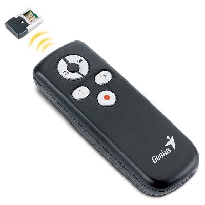 Лазерна показалка Genius Media Pointer 100, безжична, до 10м обхват (31090010100)