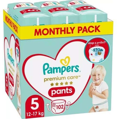 Pampers Premium Care Pants месечен пакет памперси 11-17kg Junior 5 (102бр. ) (81772333)