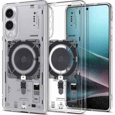 Spigen Хибриден кейс с висока степен на защита с MagSafe за Samsung Galaxy S25 Edge - Spigen Ultra Hybrid MagSafe Neo One Case (прозрачен) (ACS09416)