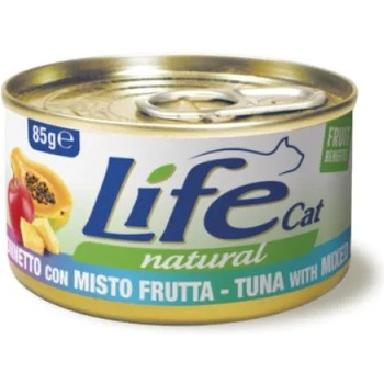 Life Pet Care Life Cat Natural Tuna & Mix Fruit - с риба тон и микс от плодове 85 гр