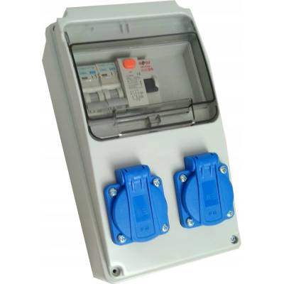 Rozvaděč pro jističe 230 V IP44 16 A