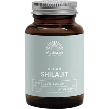 Mattisson Healthstyle Vegan Shilajit, 400 mg, 60 капсули, Mattisson Healthstyle (MT4299)
