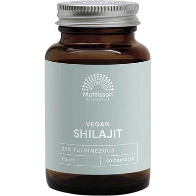 Mattisson Healthstyle Vegan Shilajit, 400 mg, 60 капсули, Mattisson Healthstyle (MT4299)