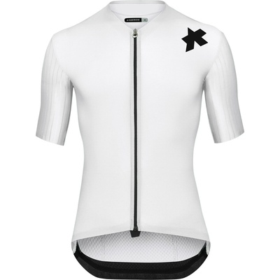 ASSOS Мъжка фланелка с къс ръкав за колоездене Assos Equipe RS Jersey S11 Cycling jersey - White Edition - размер XXL (056-3005-0816)