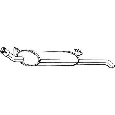 BOSAL Zadní tlumič výfuku 185-135