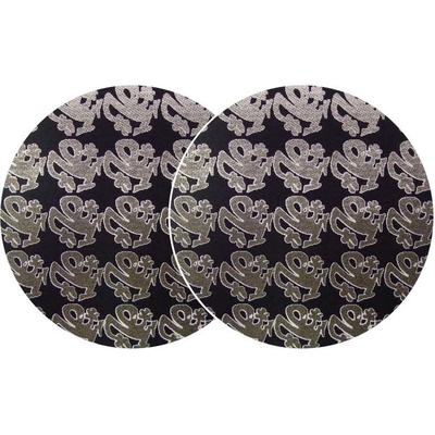 Zomo Slipmats Plasticman black Logo Metallic 2 ks – Zboží Živě