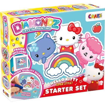 CRAZE Диамантен гоблен Craze - Hello Kitty, за начинаещи (C52662)