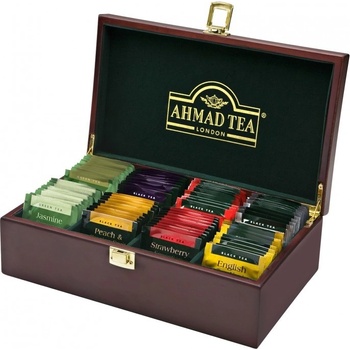 Ahmad Tea Keeper luxusní dřevěná kazeta 8 x 10 x 2 g