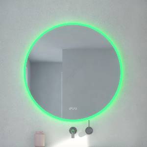 Brilagi Brilagi-LED RGBW димируемо огледало с подгряване и подсветка CLARA PRO LED/18W/230V диам. 60 см IP44 (BG2888)