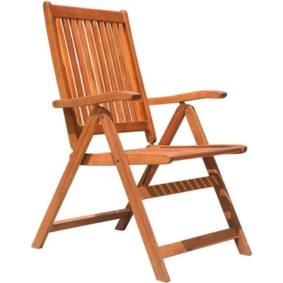 Sunfun Diana Zahradní křeslo polohovací, 68 x 59 x 108 cm, dřevo z akácie, ocel, přírodní 1302806